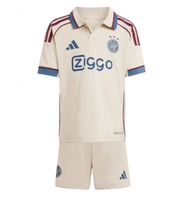 Ajax Josip Sutalo #37 Tredjetrøje Børn 2025-26 Kortærmet (+ Korte bukser)